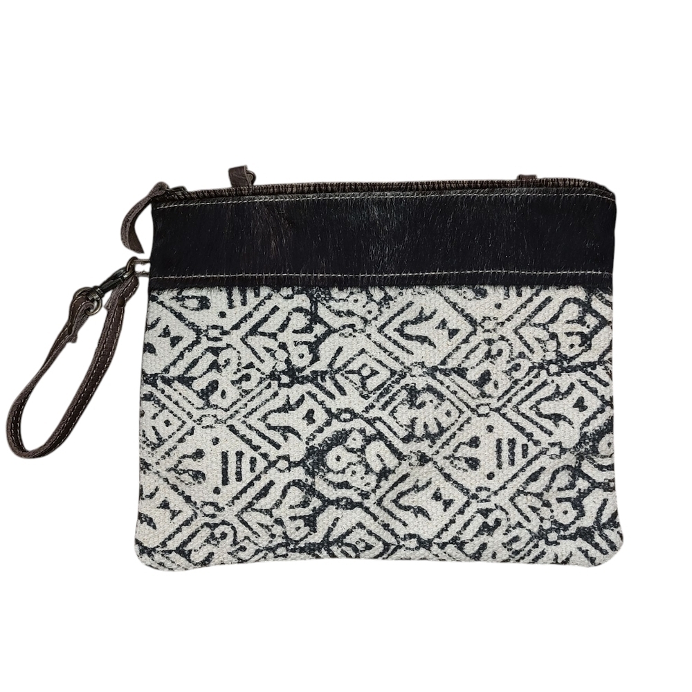 Myra Bag Leather Oversized Wristlet/Crossbody